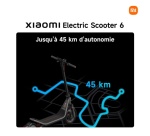Trottinette électrique Xiaomi Electric Scooter 6 400 W Noir