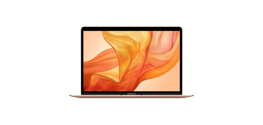 MacBook Apple Air 13" 128 Go SSD 8 Go RAM Intel Core i5 Or 2019 Reconditionné