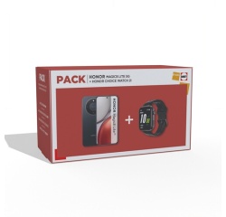 Smartphone Honor Pack Magic 8 Lite 6.79" 5G Double nano SIM 256 Go Midnight Black + Montre connectée Honor Choice Watch 2i Noir