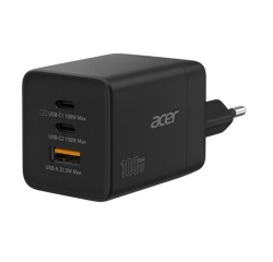 Chargeur et câble d'alimentation PC Acer ADAPTATEUR 100W NOIR GaN 3 x USB-C / 1 x USB A