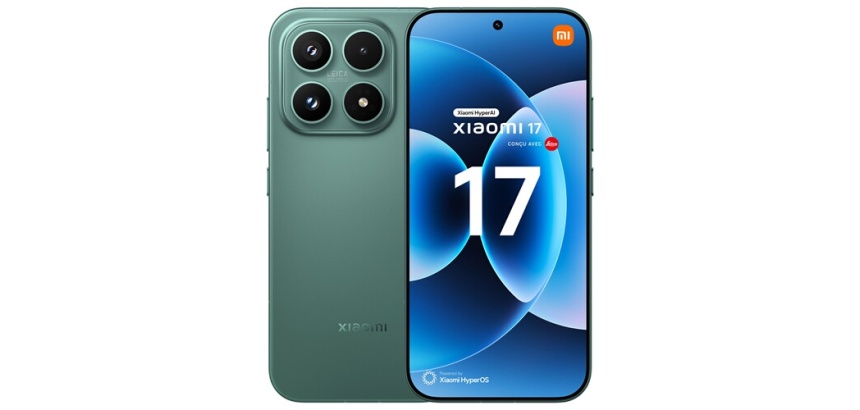 Smartphone Xiaomi 17 conçu avec Leica 512Go Vert