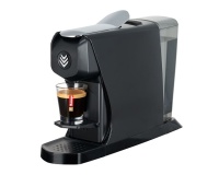 Machine à café à dosette professionnelle Malongo EOH, noir brillant
