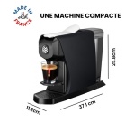Machine à café à dosette professionnelle Malongo EOH, noir mat