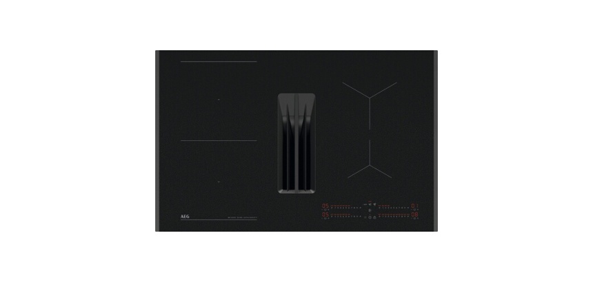 Plaque de cuisson avec hotte intégrée Aeg TH84CB03FZ SaphirMatt
