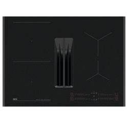 Plaque de cuisson avec hotte intégrée Aeg TH74CB03FZ SaphirMatt