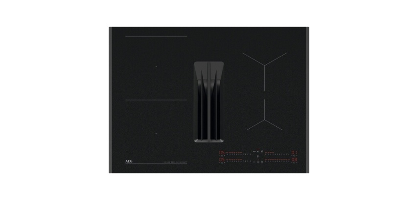 Plaque de cuisson avec hotte intégrée Aeg TH74CB03FZ SaphirMatt