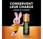 Pile rechargeable Duracell Duracell Rechargeable, lot de 4 piles rechargeables AA 2500mAh