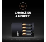 Chargeur de piles Duracell Chargeur 4H de 4 piles AA/AAA