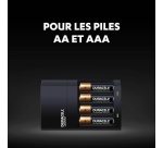 Chargeur de piles Duracell Chargeur 4H de 4 piles AA/AAA