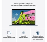 MacBook Apple Air 13" 1 To SSD 16 Go RAM Puce M5 CPU 10 cœurs GPU 10 cœurs Bleu ciel