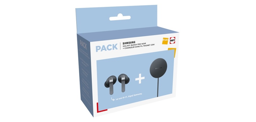 Ecouteurs Samsung Buds4 Pro + Pad charge à induction 25W