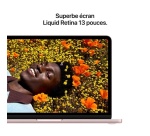 MacBook Apple Neo 13" 256 Go SSD 8 Go RAM Puce A18 Pro CPU 6 cœurs GPU 5 cœurs Rose poudré