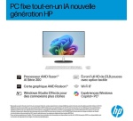 PC tout en un Hp Next Gen AI 24-ct2003nf 23,8" Copilot+ AMD Ryzen AI 5 16 Go RAM 512 Go SSD Blanc coquillage