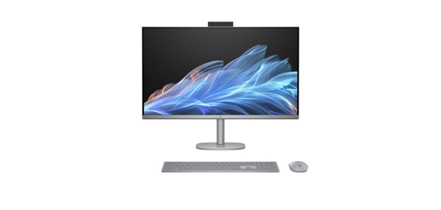 PC tout en un Hp OmniStudio X 32-c1006nf 31,5" Ecran 4K UHD Copilot+PC Intel Core Ultra 7 32 Go RAM 2 To SSD Argent météore