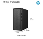 Unité Centrale Hp OmniDesk M02-0116nf AMD Ryzen 5 16 Go RAM 512 Go SSD Noir