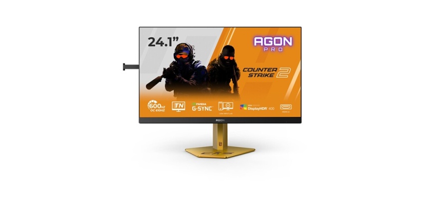 Ecran PC Aoc gaming CS24A 24,1" 610 Hz Full HD Noir et Orange