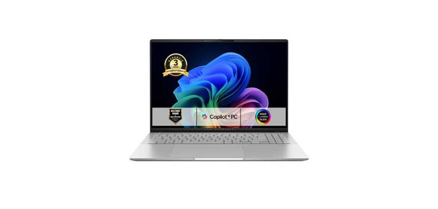 PC portable Asus Vivobook S16 M5606KA-SH140W 16" OLED 60 Hz Copilot+PC AMD Ryzen 7 AI 16 Go RAM 512 Go SSD Gris