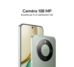 Smartphone Honor Pack Magic 8 Lite 6.79" 5G Double nano SIM 256 Go Midnight Black + Montre connectée Honor Choice Watch 2i Noir