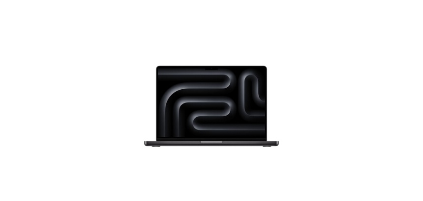 MacBook Apple Pro 14" 2 To SSD 24 Go RAM Puce M5 Pro CPU 15 cœurs GPU 16 cœurs Noir sidéral