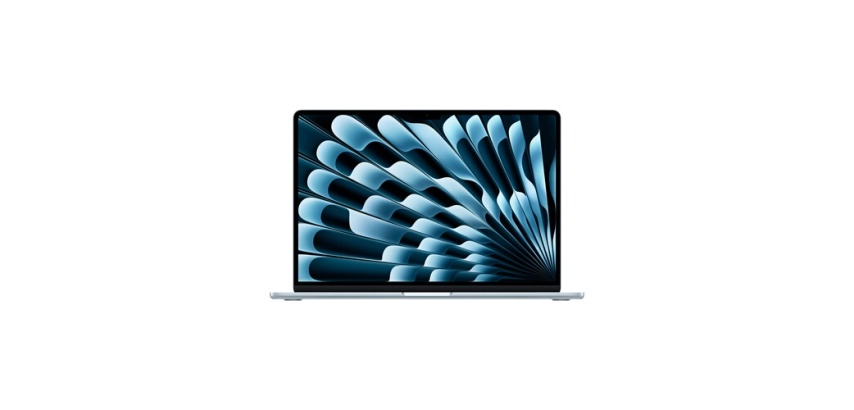 MacBook Apple Air 15" 512 Go SSD 16 Go RAM Puce M5 CPU 10 cœurs GPU 10 cœurs Bleu ciel