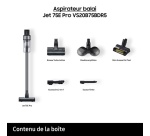 Aspirateur balai Samsung Jet 75E Pro Silver VS20B75BDR5