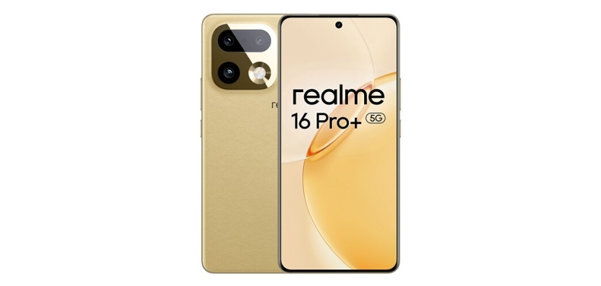 Smartphone Realme 16 Pro Plus 6,8" 5G Nano SIM 512 Go Doré profond