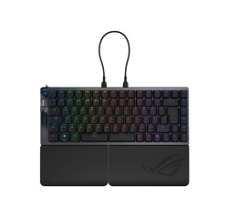 Clavier Asus gaming mécanique sans fil et filaire Azerty Rog Falcata Noir