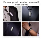 Dictaphone Plaud NOTE PIN S BLACK