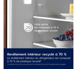 Réfrigérateur congélateur en bas Electrolux KNA6LE18S encastrable 178 cm