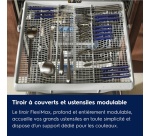 Lave-vaisselle encastrable Electrolux E62IB201SX Semi-integrable 60 cm