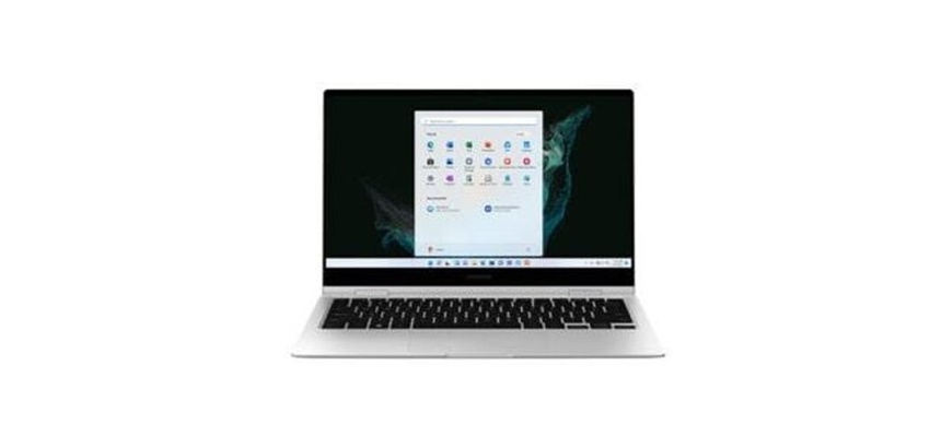 PC portable Samsung Galaxy Book2 Pro 360 13,3" Ecran tactile Intel Core i7 16 Go RAM 512 GB SSD Noir Reconditionné