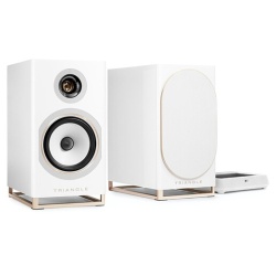Enceinte connectée Hifi Triangle Capella 2 Blanc vendues à la paire