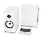 Enceinte connectée Hifi Triangle Capella 2 Blanc vendues à la paire