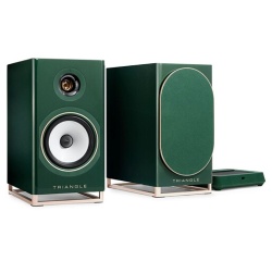 Enceinte connectée Hifi Triangle Capella 2 Vert vendues à la paire