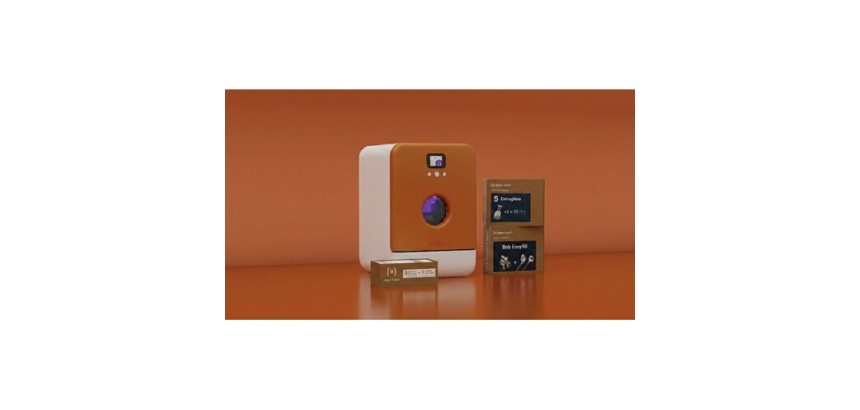Mini lave-vaisselle Daan Tech Bob Cuivre full pack Orange