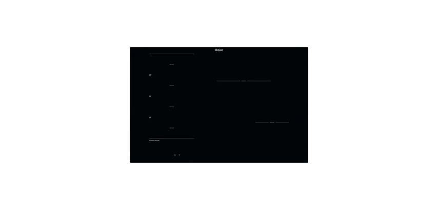 Plaque induction Haier HAMTCB86IRB1S