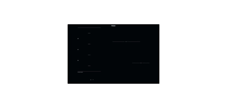 Plaque induction Haier HAMTCB86IRB1S