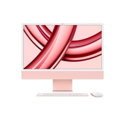 iMac Apple 24" 512 Go SSD 8 Go RAM Puce M3 CPU 8 cœurs GPU 10 cœurs Rose 2023 Reconditionné