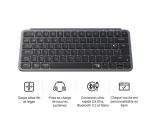 Clavier Keychron sans fil Azerty Bluetooth B1 Pro Gris sidéral