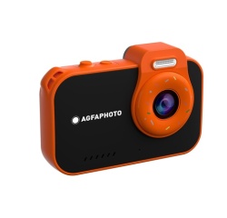Appareil photo compact Agfaphoto Realikids Waterproof 2 Noir et Orange