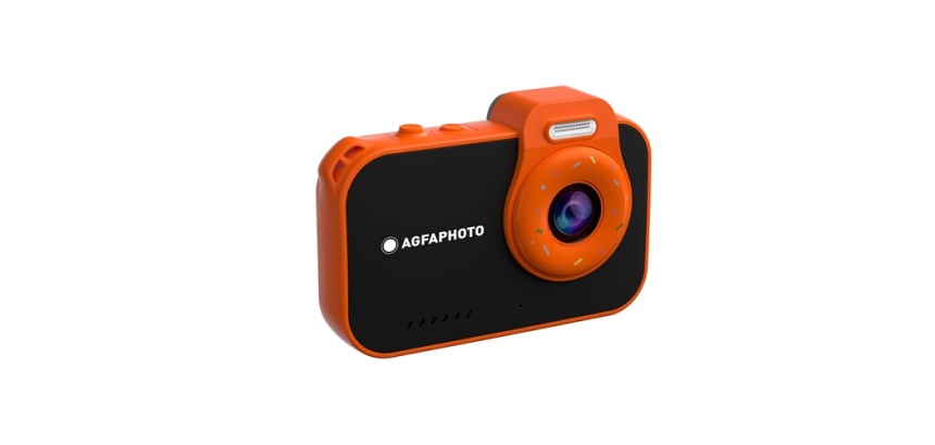 Appareil photo compact Agfaphoto Realikids Waterproof 2 Noir et Orange