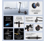 Trottinette électrique Xiaomi Electric scooter 4 Lite 2nd generation Noir