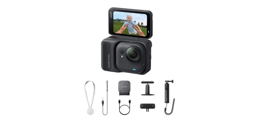 Caméscope Insta360 Kit Créateur Caméra sport Insta360 GO Ultra Noir