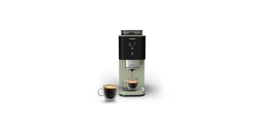Machine à café à grain Krups SA401LE0 Coffee Crush Vert