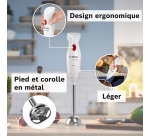 Pied mixeur Bosch MSM24510 CleverMixx blanc