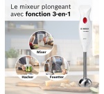 Pied mixeur Bosch MSM24510 CleverMixx blanc