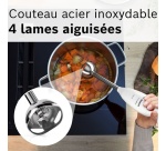 Pied mixeur Bosch MSM24510 CleverMixx blanc