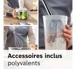 Pied mixeur Bosch MSM24510 CleverMixx blanc