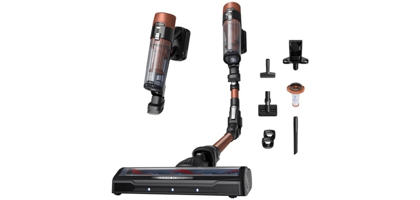 Aspirateur balai Rowenta sans fil X-Force Flex 10.80 Modèle Animal RH7A73E0 Noir Orange