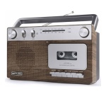 Radio Muse cassette portable M-152 WS FM avec enregistreur Marron